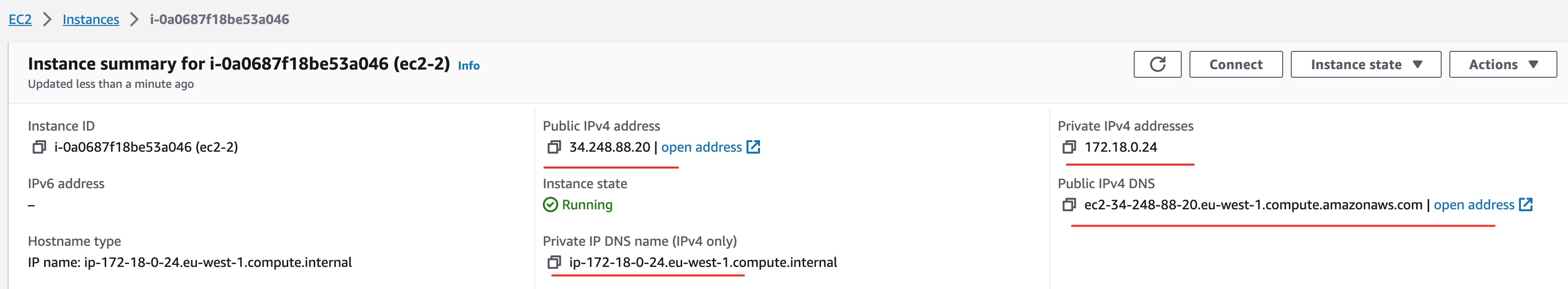 EC2-2 machine with Public IP Address